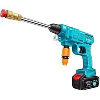 súng rửa xe cao áp loại dài Đức nhập khẩu không dây cao áp máy rửa xe súng nước cầm tay hộ gia đình bàn chải mạnh mẽ bơm xe ô tô dụng cụ rửa xe pin lithium súng phun bọt tuyết bình tạo bọt tuyết gắn súng phun rửa xe Súng rửa xe