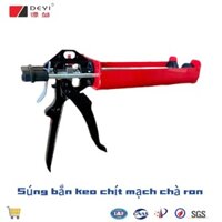 Súng sắt bơm keo chít mạch, keo chà ron 2 thành phần