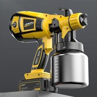 súng sơn tĩnh điện mini Điện Xịt Hộ Gia Đình Nhỏ Sạc Sơn Xịt 220V Đá Thật Sơn Cao Su Đặc Biệt Xịt Tất Cả Trong một Máy súng sơn điện súng phun sơn sần