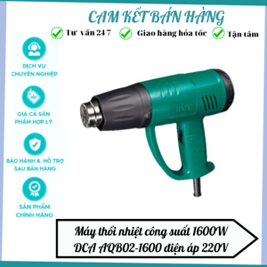 Súng thổi hơi nóng DCA AQB02-1600, 1600W