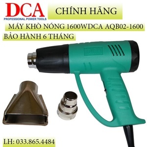 Súng thổi hơi nóng DCA AQB02-1600, 1600W