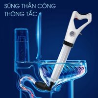 Súng thông tắc bồn cầu bằng khí nén hơi, dụng cụ thông tắc thoát sàn, chậu rửa bát, lavabo tiện lợi M119