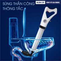 Súng Thông Tắc Bồn Cầu, Bồn Rửa Chén, Dụng Cụ Thông Cống Áp Suất Nén Tới 8kg Tiện Lợi Nhanh Chóng