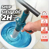 Súng Thông Tắc Bồn Cầu, Súng Thông Tắc Bồn Rửa, Ống Nước, Chất Liệu Thép Không Gỉ, Bơm Tích Hợp Tiện Dụng.