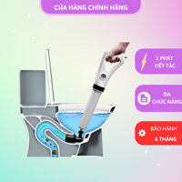 Súng thông tắc bồn cầu, thông tắc chậu rửa bát, chậu rửa mặt, lỗ thoát sàn có tặng kèm bơm hơi