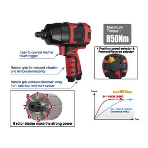 Súng vặn bu lông Shinano 1/2" SI-1490BSR