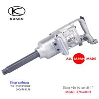 Súng vặn bulong 1" dùng khí nén KW-600H - KuKen (Nhật Bản)