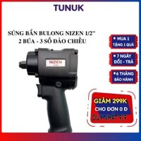 Súng vặn bulong nizen 1/2 inch Tunuk , máy vặn ốc bằng khí nén 2 búa 3 số đảo chiều