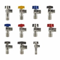 Súng Van Góc Bằng Đồng Chống Cháy Nổ Màu Xám Nước Nóng Lạnh Vệ Sinh Van Nước Công Tắc Máy Nước Nóng Tam Giác Van Nam Chủ Đề