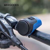 Sừng xe đạp điện tử MAXGOODS, còi chống trộm pin có thể sạc lại 125dB, âm thanh lớn Chuông xe đạp chống nước sáng tạo cho xe đạp leo núi