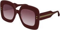 Sunglasses Bottega Veneta BV 0237 S- 003 Red/Crystal