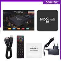SUNHAI Android TV Box MXQ PRO 4K bản 16G+256GB/32GB+512GB Tiếng Việt Wifi 5G, Android 11.1 Độ phân giải 4K