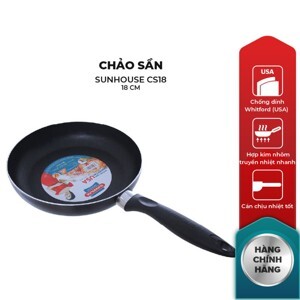 Chảo chống dính sần Sunhouse CS18 (CS-18) - 18cm