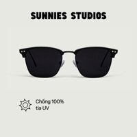 SUNNIES STUDIOS - Kính Mát Gọng Browline Bastian Charcoal - 60304-1-1