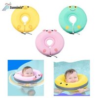 Sunnimix Sơ Sinh Phao Cổ Có Thể Điều Chỉnh Không Bơm Hơi Bơi Cổ Phao Cho Trẻ Sơ Sinh 0-6 Tháng Chống Lật