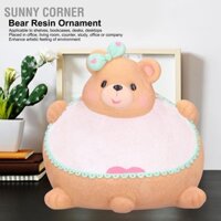 Sunny corner Gấu Nhựa Vật Trang Trí Tượng Hình Bàn Điêu Khắc Đồ Lặt Vặt Hộp Đựng Chìa Khóa Kẹo Ăn Nhẹ Lưu Trữ