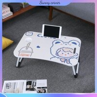Sunny corner Giường Bàn Gấp Hoạt Hình Ghế Sofa Học Có Ngăn Kéo Cốc Giá Đỡ Điện Thoại Cho Laptop Phòng Ngủ Ký Túc Xá