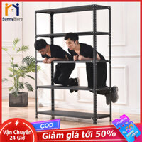 SUNNY Kệ Sắt V lỗ đa năng 3/4/5 tầng lắp ghép đựng đồ Nhà tổ chức nhiệm vụ nặng nề