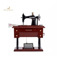 [sunny Spaces] Hộp Nhạc May Bằng Dây Cót Phong Cách retro Trang Trí Nhà Cửa