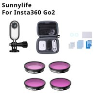 Sunnylife Bộ Lọc Kim Loại CPL MCUV ND4 ND8 ND16 ND32 Dành Cho INSTA360 GO2