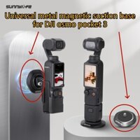 Sunnylife cho DJI Osmo Pocket 3 Kim loại Magnetic Base Mở rộng Adapter Chỉ đạo Hỗ trợ