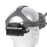 Sunnylife Headband Battery Storage Case Back Clip Holder for DJI FPV Goggles V2 Flying Glasses Power Supply Cable Access