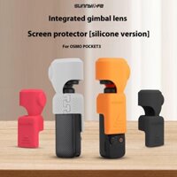 Sunnylife Thích hợp cho DJI OSMO POCKET 3 Vỏ bảo vệ silicon Vỏ bảo vệ Gimbal Phụ kiện chống sốc