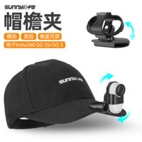 Sunnylife Thích Hợp Cho Insta360 GO 3S / GO 3 Mũ Vành Kẹp Người Đầu Tiên Mũ Chụp Đầu Chân Đế