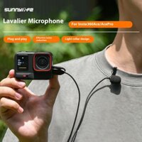 Sunnylife Thích hợp cho Insta360 ACE PRO 2 / 1 Lavalier Micro Ghi Âm Giao Diện TypeC