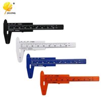 Sunnyshop [Sẵn Sàng Cổ] 0-80 Mm Độ Chính Xác Cao Vernier Caliper Mini Kẹp Phanh Thể Thạch Anh Đo Dụng Cụ Học Sinh Sinh Viên callipers