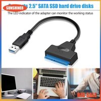 【SUN】SATA USB Adapter Cable SATA To USB 3.0 Data Transfer Converter Cables