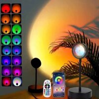 Sunset Lamp LED Projection Sun/ Rainbow/16 Colors Remote Atmosphere Night Lights