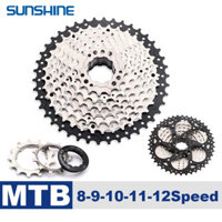 Sunshine Mtb Cassette 8v 9v 11v 12v 10v Xe Đạp Ratchet 12 11 10 Tốc Độ HG Xe Đạp Leo Núi Bánh Xích 36 / 40 / 42 / 46 / 50 / 52T Cho SHIMANO