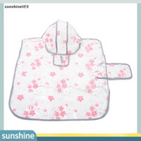 Sunshine123  Áo khoác mưa cho thú cưng tay nghề tỉ mỉ cho chó con Áo khoác mưa cho chó in hoa trong suốt bền