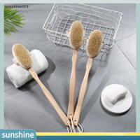 Sunshine123  Bàn chải tắm chải khô Bàn chải tắm cầm tay thoải mái Bộ 3 bàn chải tắm bằng gỗ tự nhiên dành cho da Bàn chải khô Thiết kế có thể tháo rời được yêu thích của người mua Đông Nam Á