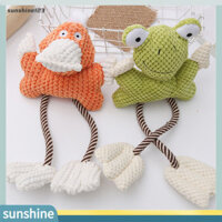 Sunshine123  Búp bê nhồi bông thực tế cho động vật nhỏ Chó trung bình Mèo Đồ chơi răng hàm chống phai màu Siêu mềm