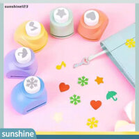 Sunshine123  Diy Punch Shapes Puncher Đồ chơi kỹ năng vận động tinh tinh hoàn chỉnh dành cho trẻ em Bộ thủ công làm hoa với hình dạng đục lỗ tự làm an toàn Máy dập nổi hình ngôi sao bướm