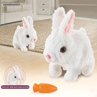 Sunshine123  Đồ chơi động vật sang trọng tương tác Đồ chơi sang trọng cho chó đi bộ sang trọng cho trẻ em Đồ chơi mô phỏng giáo dục cho bé trai và bé gái Bộ đồ chơi sang trọng chó con dễ thương Thỏ mèo