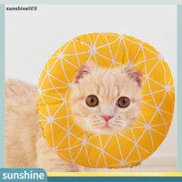 Sunshine123 Vòng cổ phục hồi chức năng cho thú cưng siêu nhẹ Sản phẩm cho thú cưng Vòng tròn mèo Bảo vệ chống cắn Vòng cổ chống bẩn