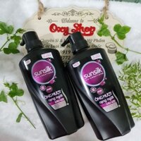 SUNSILK Dầu Gội Đen Óng Mượt Rạng Ngời 650g chai