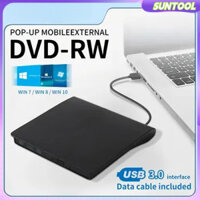 SUNTOOL Đầu DVD Đầu đọc CD Đầu ghi DVD Đĩa CD/DVD-RW gắn ngoài USB 3.0 Tốc độ tối đa USB 3.0 DVD-RW gắn ngoài