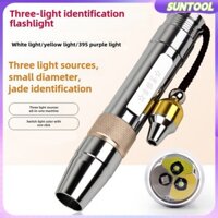 SUNTOOL Đèn soi tiền giả 3 màu,Đèn UV soi tiền giả, đèn soi đá quý, giấy tờ kèm bộ sạc đầu USB