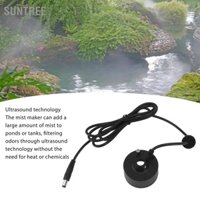 SUNTREE Máy Phun Sương Tạo DC 5V Nhựa Chống Thấm Nước Siêu Âm Ao Ẩm Hình Ếch Con Độ Cho Sân Vườn Rockery Phong Cảnh Bể Cá Halloween Trang Trí