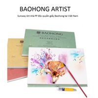 [SUNWAY ART ] Sổ Baohong Họa sỹ Artist Cao cấp vẽ màu nước