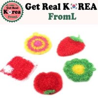★Sunwoo★ Korea Handmade Dishwashing Sponge Dish Sponge (5ea Random Shape)