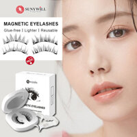 Sunywill 1 Bộ Lông Mi Từ Tính FULL BỘ SƯU TẬP Phiên Bản Mở Rộng Chất Lượng Cao Cao Cấp An Toàn 3D Lông Mi Giả Từ Tính