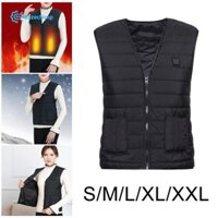 Sưởi ấm nam nữ sưởi ấm bằng điện, Bộ đồ sưởi ấm nhiệt độ không đổi Usb, 5 vùng sưởi ấm để giữ ấm vào mùa đông