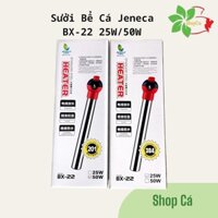 Sưởi bể cá Inox Jeneca BX-22 25w 50w an toàn cho bể cá