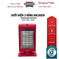 Sưởi điện 3 bóng Halogen Sunhouse SHD7016