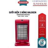 Sưởi điện 3 bóng Halogen Sunhouse SHD7016
